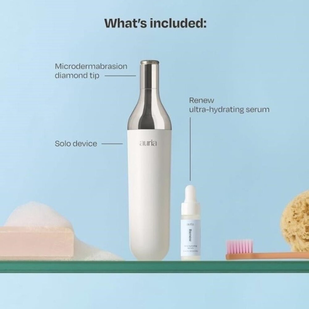 Auria Vita Solo Home Microdermabrasion Machine Facial Exfoliator Device - Picture 3 of 4